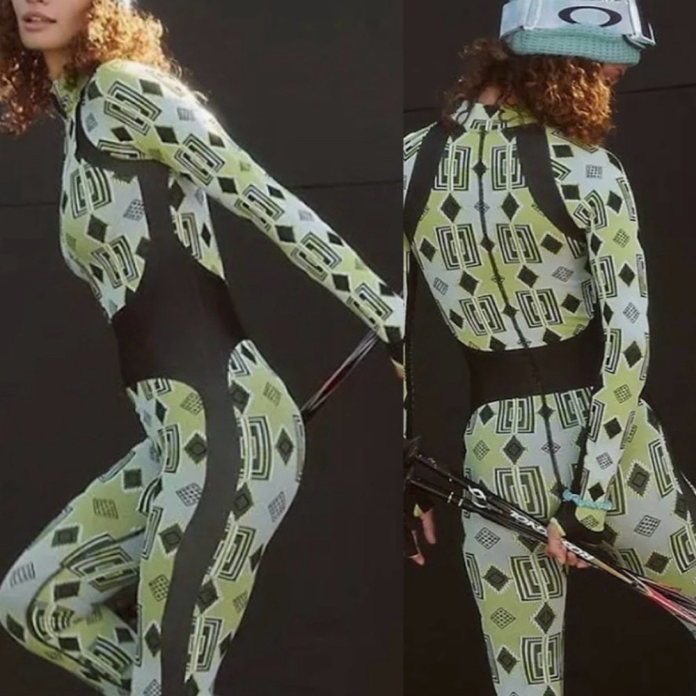 Free People Movement Stars To Mars Base Layer Ski Jumpsuit